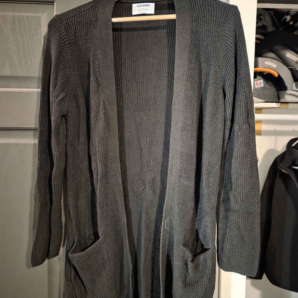 Old Navy Black Knit Cardigan
